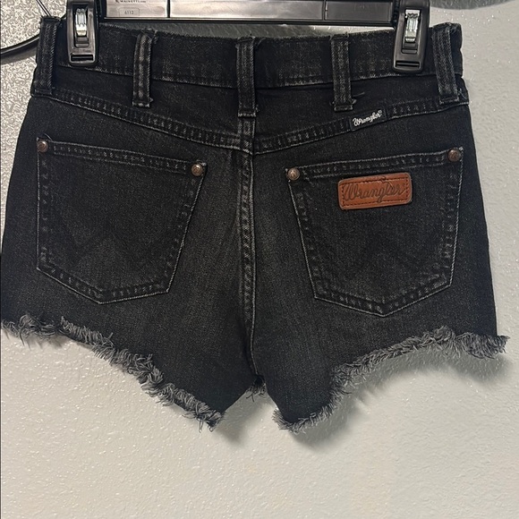 Wrangler Women's Dark Denim Jean Shorts - Picture 5 of 11